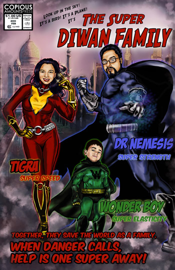 Custom Comic Book Cover by Copious Productions